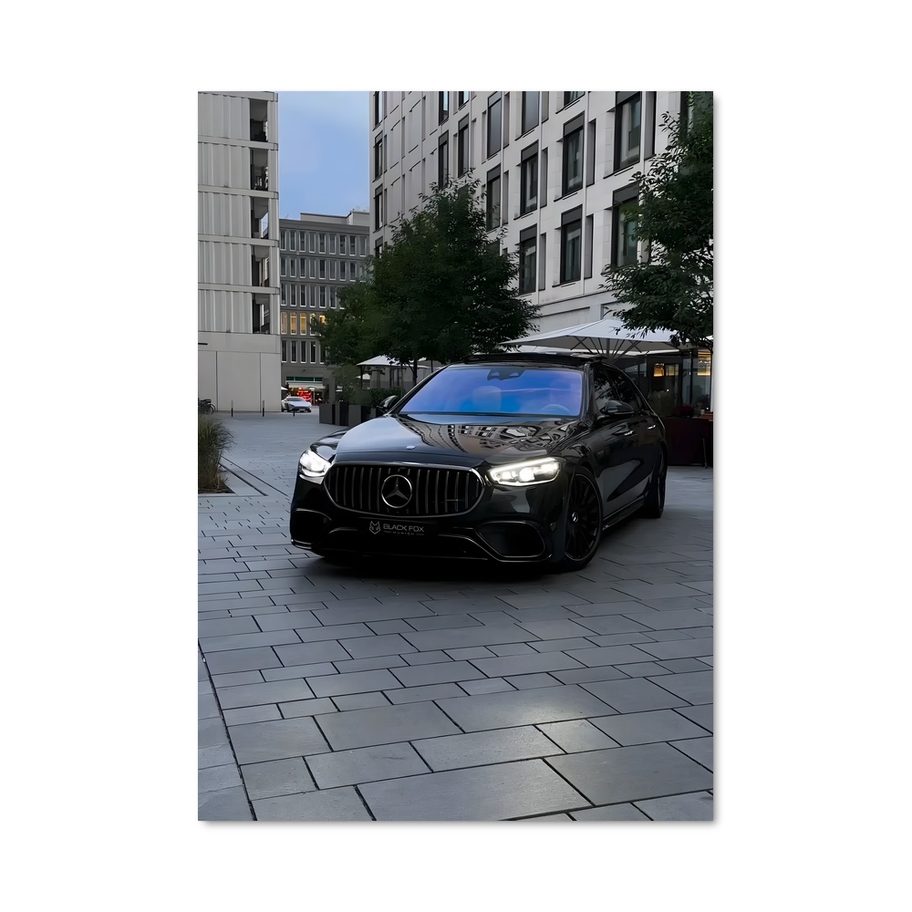 Poster City Sleek – affiche Mercedes